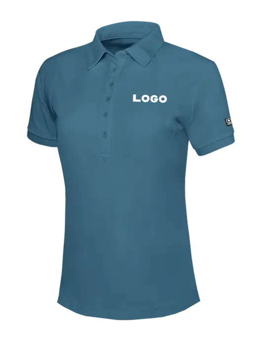 OGIO Womens Light Slate Blue Jewel Polo w/Logo
