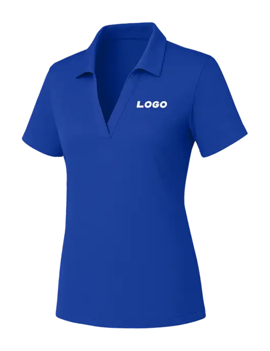 Womens Dark Royal PosiCharge RacerMesh Polo w/Logo