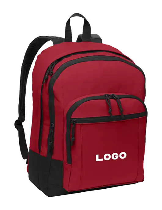 Red Essential Backpack w/Logo