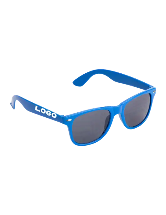 Daytona Blue Sunglasses w/Logo