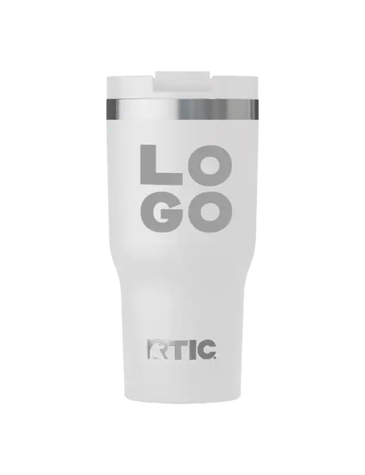 RTIC Essential 30 oz White Tumbler w/Logo