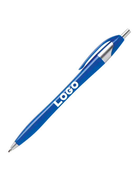 Novella Royal Platinum Pen - Blue Ink w/Logo