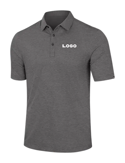 TravisMathew Dark Grey Heather Sunnyvale Polo w/Logo