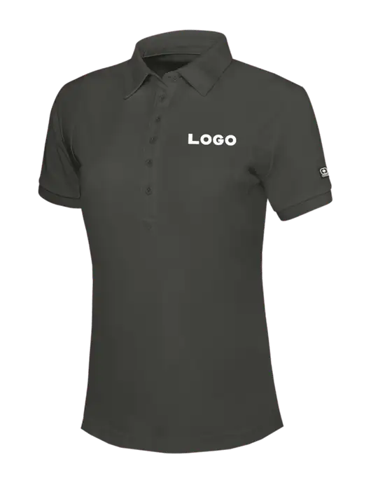 OGIO Womens Dark Grey Jewel Polo w/Logo