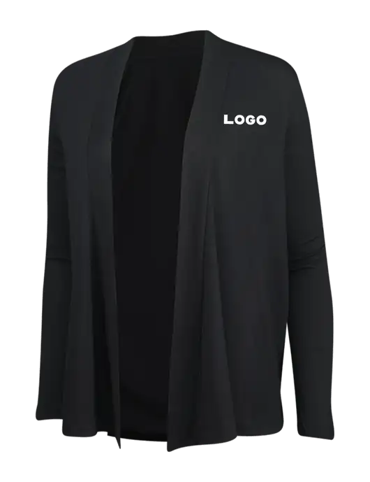 Black Womens Concept Cardigan w/Logo