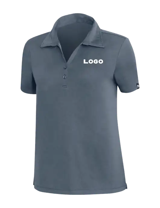 TravisMathew Dark Slate Blue Womens Coto Performance Polo w/Logo
