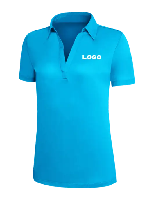 Sapphire Blue Silk Touch Womens Performance Polo w/Logo