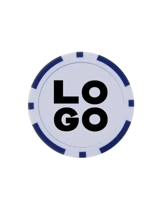 Dark Royal Poker Chip Ball Marker w/Logo