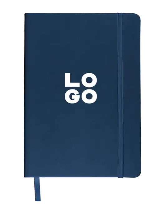 Leeman Navy Tuscany Journal 5.75 x 8.25 w/Logo