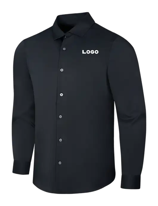 Black City Stretch Shirt w/Logo