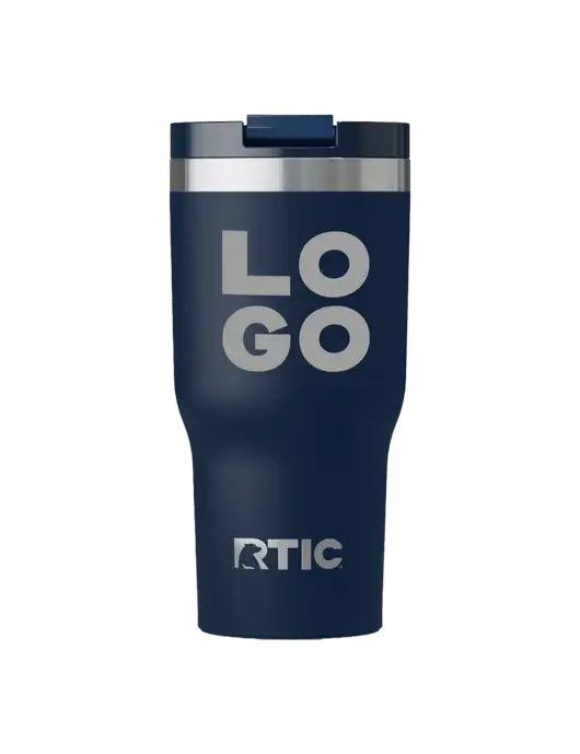 RTIC Essential 30 oz Navy Tumbler w/Logo