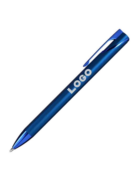 Navy HyperNova Ballpoint Pen - Black Ink w/Logo