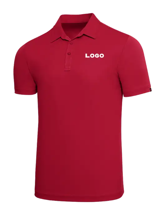 TravisMathew Red Solid Oceanside Polo w/Logo
