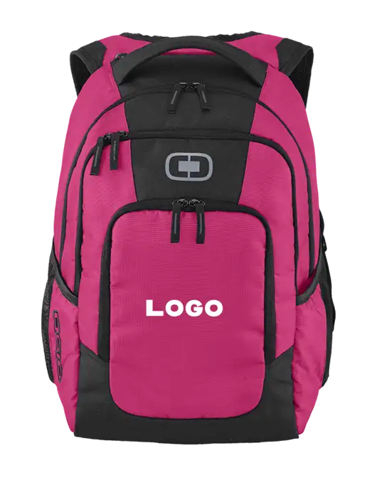 OGIO Flush Pink Logan Laptop Backpack
 w/Logo