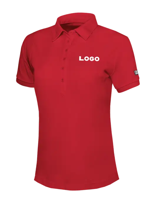 OGIO Womens Red Jewel Polo w/Logo