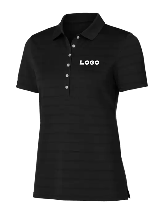 Callaway Womens Black Ventilated Polo w/Logo