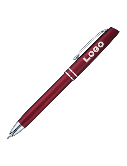 Maroon Anguilla Black Ink Pen w/Logo