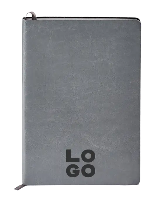 Fabrizio Grey Soft Cover 5.75 x 8.125 Journal w/Logo