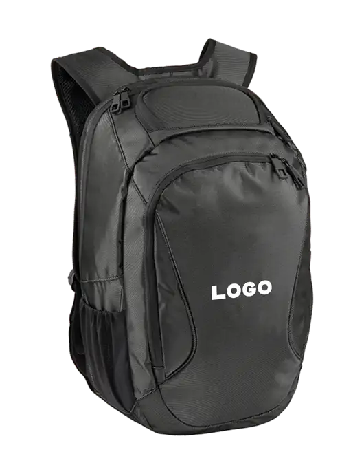 Stealth Dark Grey/Black Laptop Backpack w/Logo