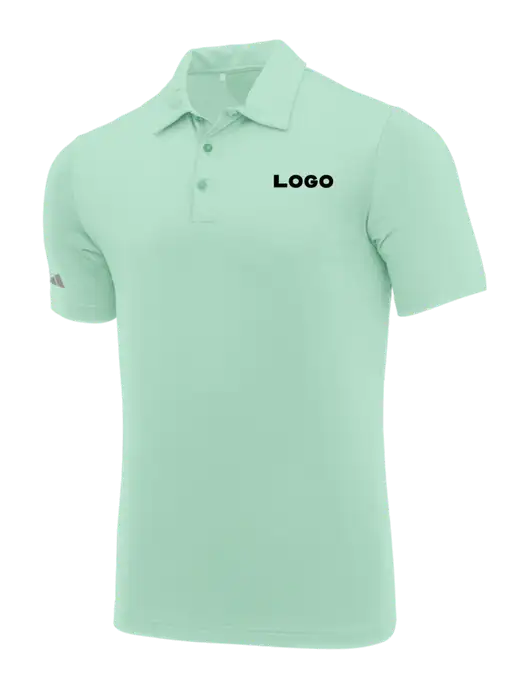 Adidas Very Light Green Ultimate Solid Polo w/Logo