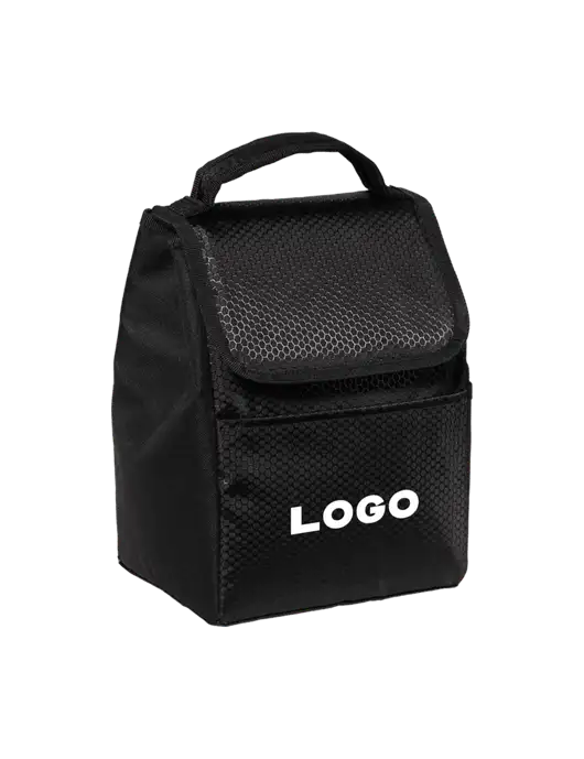 Lunch Bag Black Cooler w/Logo