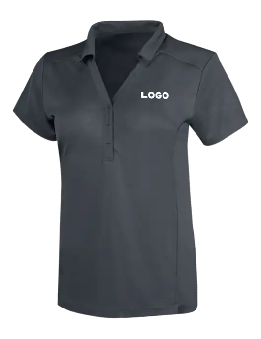 OGIO Dark Grey Womens Framework Polo w/Logo