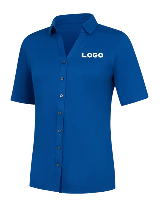 Womens Royal City Stretch Top w/Logo