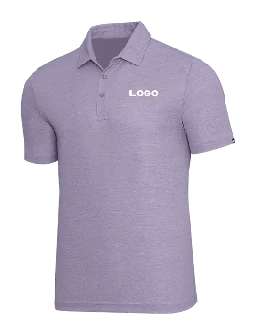 TravisMathew Light Purple Heather Oceanside Polo w/Logo