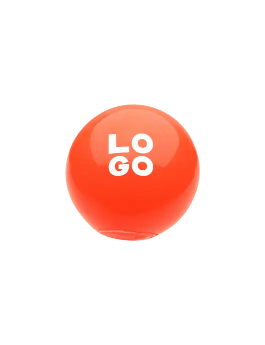 Light Up Red Bounce Ball w/Logo