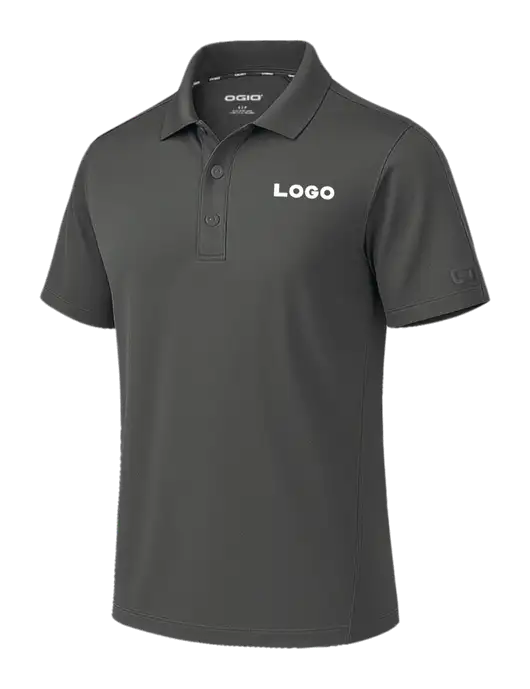OGIO Envision Dark Medium Grey Polo w/Logo