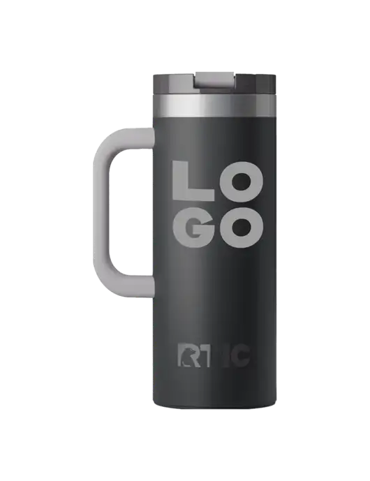 RTIC Road Trip 20 oz Charcoal Travel Mug w/Logo