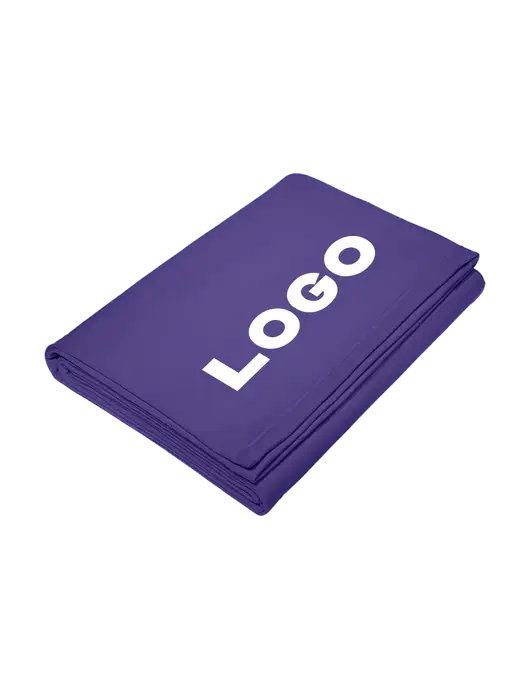 Core Purple Fleece Sweatshirt Blanket w/Logo