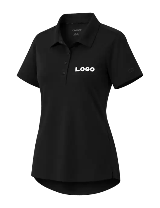 OGIO Womens Envision Black Polo w/Logo