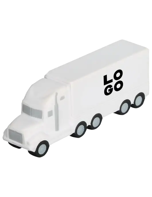 Big Rig White Stress Reliever w/Logo