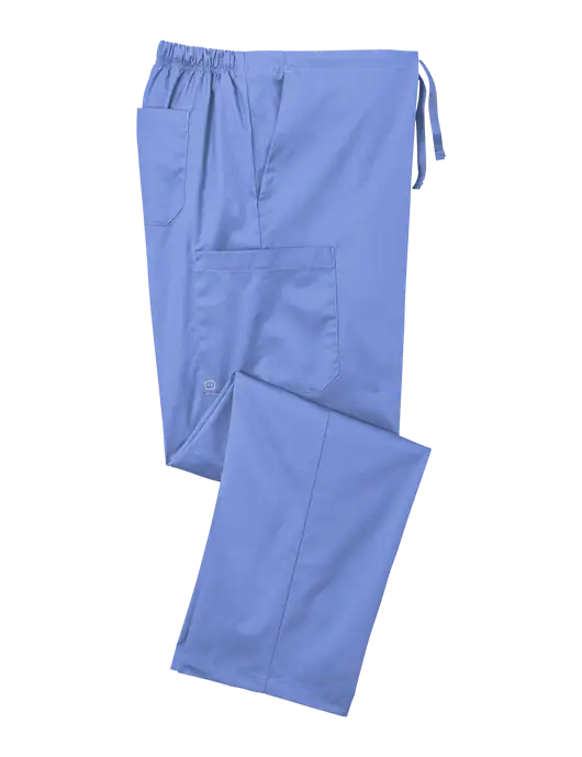 Wink Ceil Blue WorkFlex Cargo Pant w/No Logo