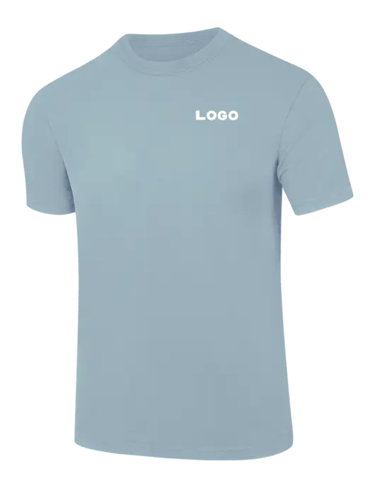 Comfort Colors 6.1 oz Light Blue Heavyweight Ring Spun T-Shirt w/Logo