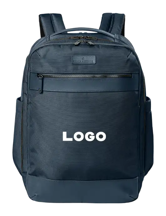 Brooks Brothers Oxford Dark Navy Backpack w/Logo
