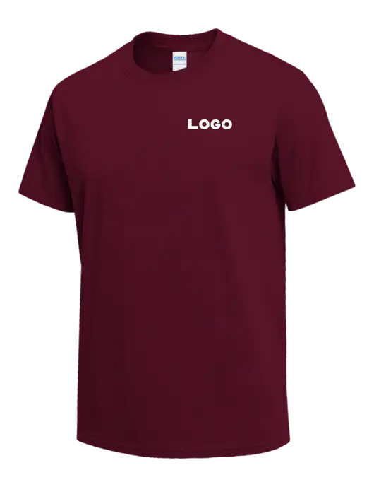 Cardinal Heavyweight 6.1 oz T-Shirt w/Logo
