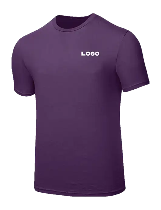 Seriously Soft Eggplant Purple T-Shirt w/Logo