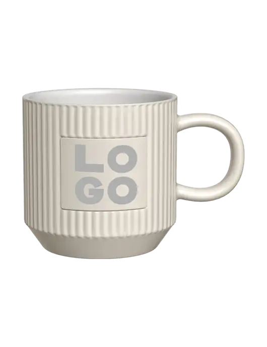 Daystarter 10 oz Very Light Tan Mug w/Logo