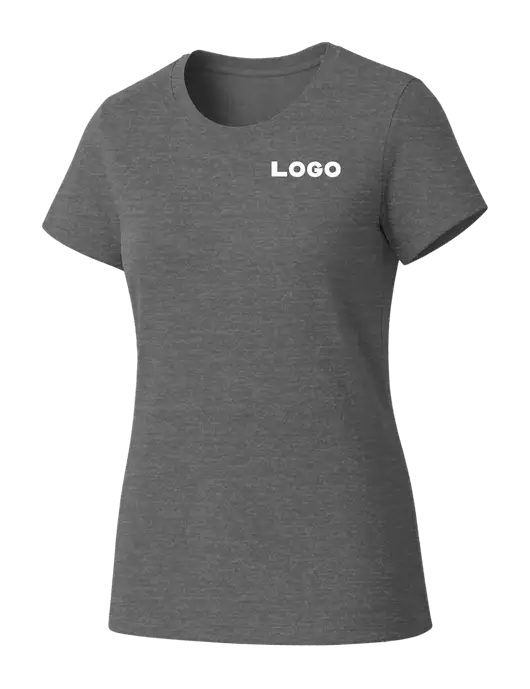 Womens Seriously Soft Grey Frost T-Shirt w/Logo