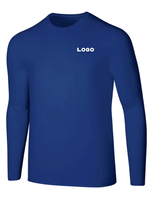 Seriously Soft Dark Royal Long Sleeve T-Shirt w/Logo