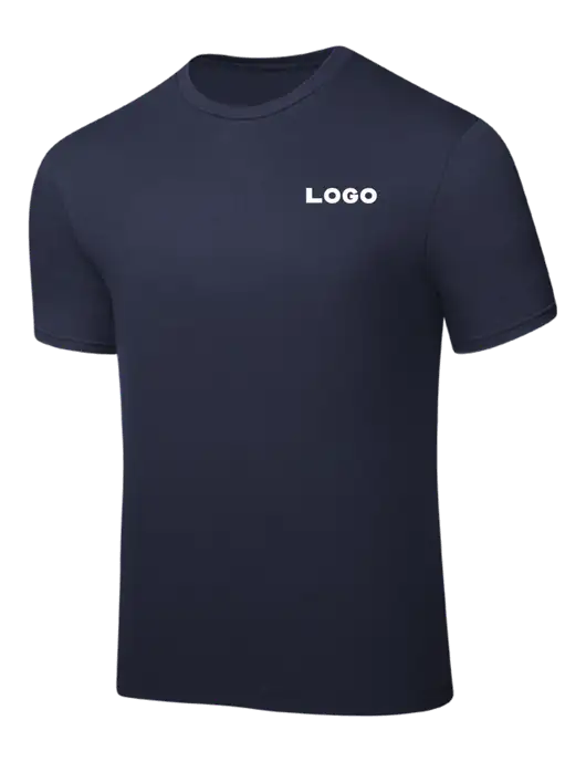 Navy PosiCharge Competitor Tee w/Logo