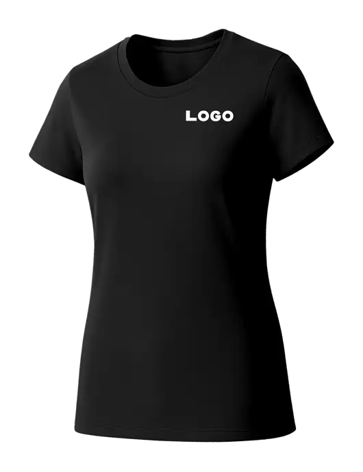 Womens Seriously Soft Black T-Shirt w/Logo