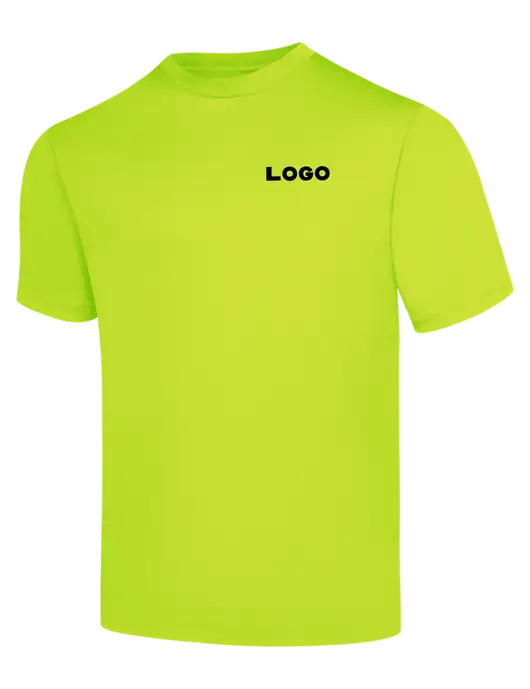 Safety Yellow PosiCharge Competitor Tee w/Logo