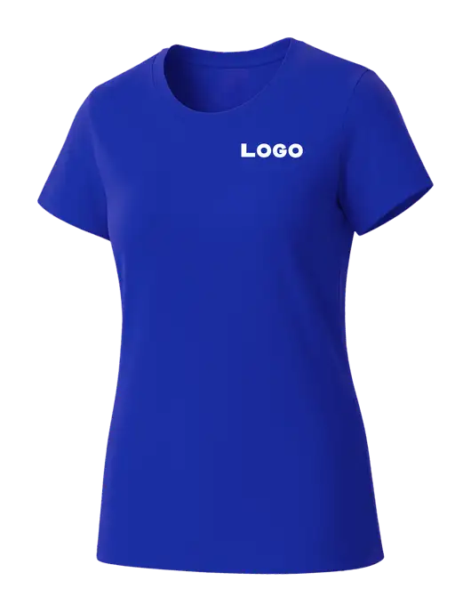 Womens Seriously Soft Royal T-Shirt w/Logo