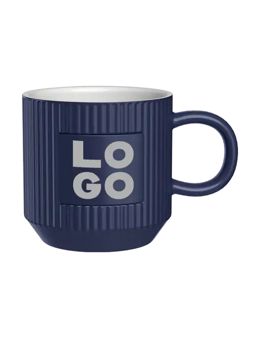 Daystarter 10 oz Navy Mug w/Logo