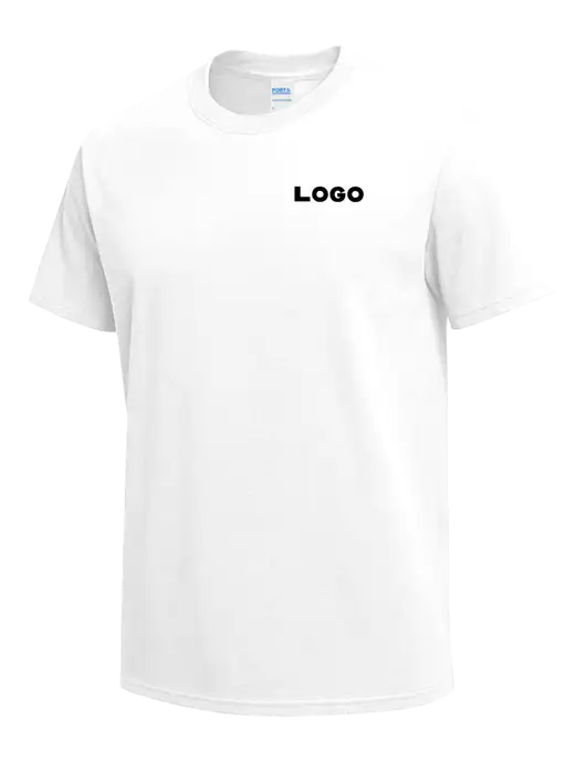 White Heavyweight 6.1 oz T-Shirt w/Logo