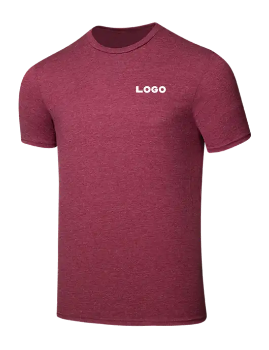 Seriously Soft Heathered Cardinal T-Shirt w/Logo