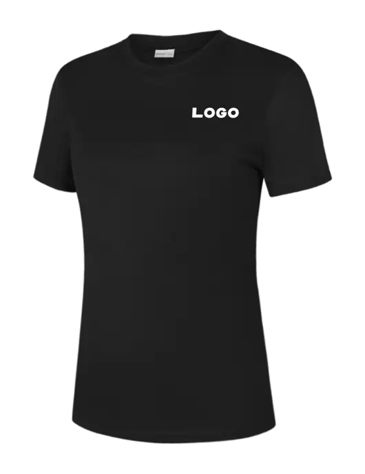  Womens Black PosiCharge Competitor Tee w/Logo